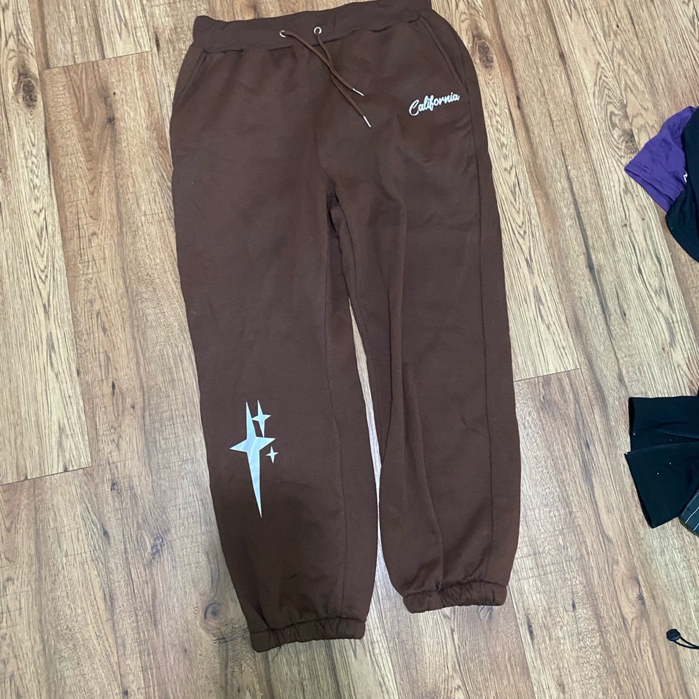 California Brown Kids' Jogger Sweatpants